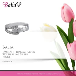 Balia Damen Ring aus 925 Silber mit Zirkonia Gr.56 BAR002W56