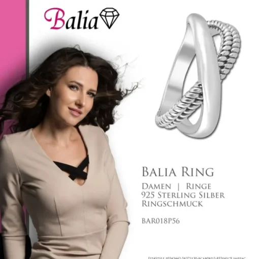 Balia Damen Ring aus 925 Silber Gr.56 BAR018P56