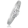 Balia Damen Ring aus 333 Weißgold mit Zirkonia Gr.58 BGR005W58