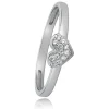 Balia Damen Ring aus 333 Weißgold mit Zirkonia Gr.58 BGR009W58