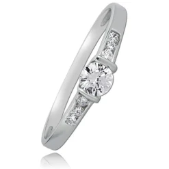Balia Damen Ring aus 333 Weißgold mit Zirkonia Gr.56 BGR005W56