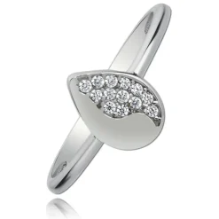 Balia Damen Ring aus 333 Weißgold mit Zirkonia Gr.56 BGR013W56