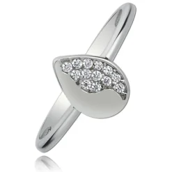 Balia Damen Ring aus 333 Weißgold mit Zirkonia Gr.54 BGR013W54