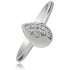 Balia Damen Ring aus 333 Weißgold mit Zirkonia Gr.60 BGR013W60