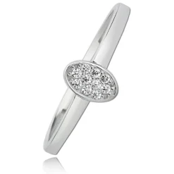 Balia Damen Ring aus 333 Weißgold mit Zirkonia Gr.56 BGR001W56