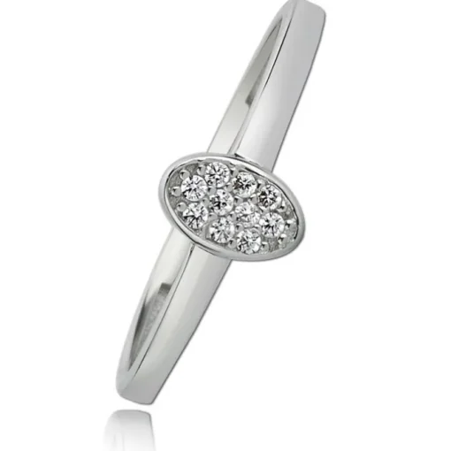 Balia Damen Ring aus 333 Weißgold mit Zirkonia Gr.60 BGR001W60