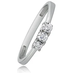Balia Damen Ring aus 333 Weißgold mit Zirkonia Gr.56 BGR002W56