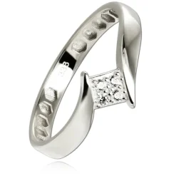 Balia Damen Ring aus 333 Weißgold mit Zirkonia Gr.56 BGR054W56