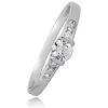 Balia Damen Ring aus 333 Weißgold mit Zirkonia Gr.60 BGR005W60