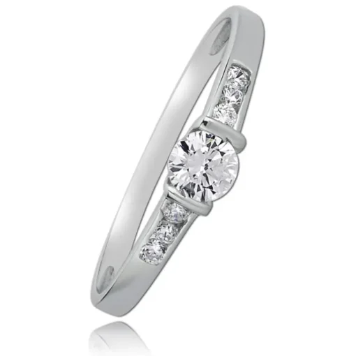 Balia Damen Ring aus 333 Weißgold mit Zirkonia Gr.60 BGR005W60