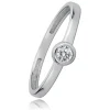 Balia Damen Ring aus 333 Weißgold mit Zirkonia Gr.56 BGR006W56