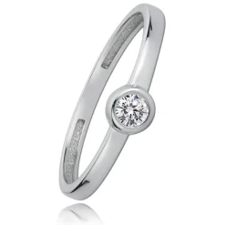 Balia Damen Ring aus 333 Weißgold mit Zirkonia Gr.56 BGR006W56