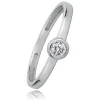 Balia Damen Ring aus 333 Weißgold mit Zirkonia Gr.58 BGR006W58