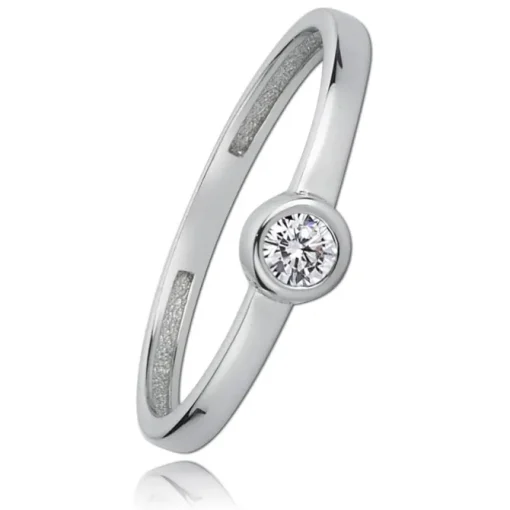 Balia Damen Ring aus 333 Weißgold mit Zirkonia Gr.58 BGR006W58