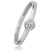 Balia Damen Ring aus 333 Weißgold mit Zirkonia Gr.60 BGR006W60