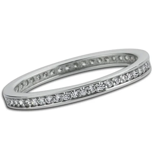 Balia Damen Ring aus 333 Weißgold mit Zirkonia Gr.60 BGR011W60
