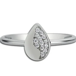 Balia Damen Ring aus 333 Weißgold mit Zirkonia Gr.56 BGR013W56