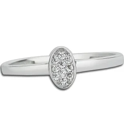 Balia Damen Ring aus 333 Weißgold mit Zirkonia Gr.56 BGR001W56