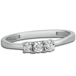 Balia Damen Ring aus 333 Weißgold mit Zirkonia Gr.56 BGR002W56
