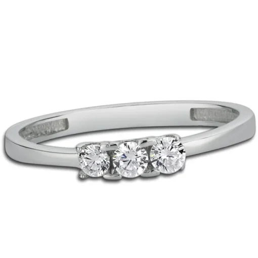 Balia Damen Ring aus 333 Weißgold mit Zirkonia Gr.56 BGR002W56