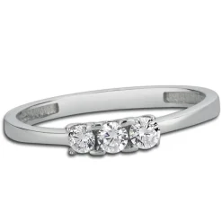 Balia Damen Ring aus 333 Weißgold mit Zirkonia Gr.58 BGR002W58
