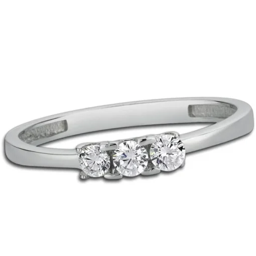 Balia Damen Ring aus 333 Weißgold mit Zirkonia Gr.60 BGR002W60
