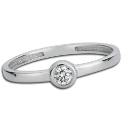 Balia Damen Ring aus 333 Weißgold mit Zirkonia Gr.56 BGR006W56