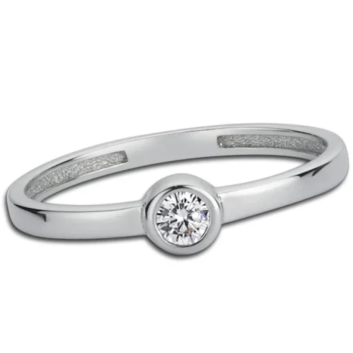 Balia Damen Ring aus 333 Weißgold mit Zirkonia Gr.56 BGR006W56