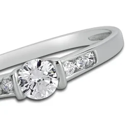 Balia Damen Ring aus 333 Weißgold mit Zirkonia Gr.56 BGR005W56