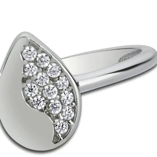 Balia Damen Ring aus 333 Weißgold mit Zirkonia Gr.56 BGR013W56