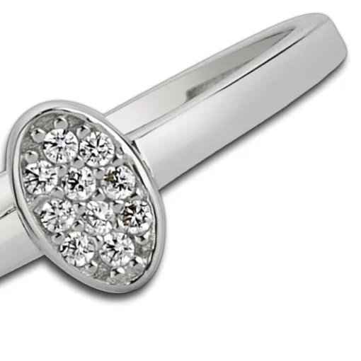 Balia Damen Ring aus 333 Weißgold mit Zirkonia Gr.60 BGR001W60