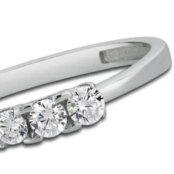Balia Damen Ring aus 333 Weißgold mit Zirkonia Gr.56 BGR002W56
