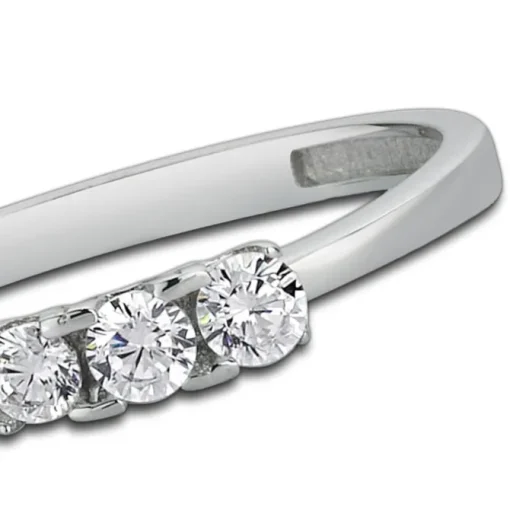 Balia Damen Ring aus 333 Weißgold mit Zirkonia Gr.56 BGR002W56