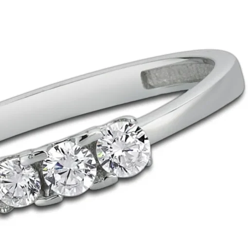 Balia Damen Ring aus 333 Weißgold mit Zirkonia Gr.58 BGR002W58