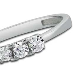 Balia Damen Ring aus 333 Weißgold mit Zirkonia Gr.60 BGR002W60
