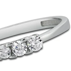 Balia Damen Ring aus 333 Weißgold mit Zirkonia Gr.54 BGR002W54