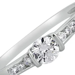 Balia Damen Ring aus 333 Weißgold mit Zirkonia Gr.56 BGR005W56