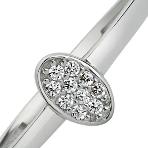 Balia Damen Ring aus 333 Weißgold mit Zirkonia Gr.60 BGR001W60