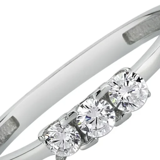 Balia Damen Ring aus 333 Weißgold mit Zirkonia Gr.56 BGR002W56