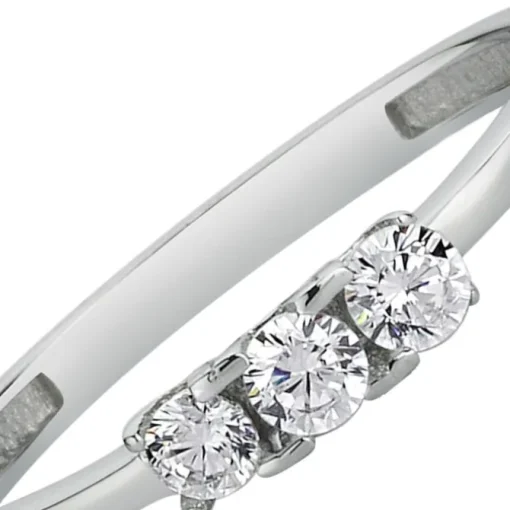 Balia Damen Ring aus 333 Weißgold mit Zirkonia Gr.58 BGR002W58