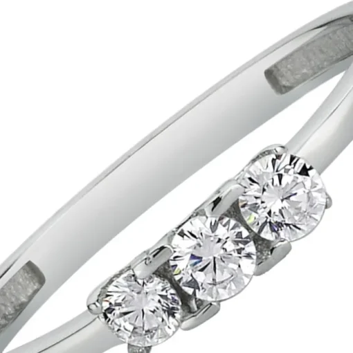 Balia Damen Ring aus 333 Weißgold mit Zirkonia Gr.60 BGR002W60