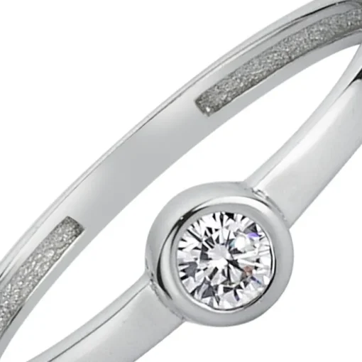 Balia Damen Ring aus 333 Weißgold mit Zirkonia Gr.60 BGR006W60