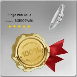 Balia Damen Ring aus 333 Weißgold mit Zirkonia Gr.56 BGR002W56