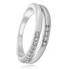 Balia Damen Ring Double aus 925 Silber mit Zirkonia Gr.56 BAR021W56