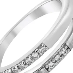 Balia Damen Ring Double aus 925 Silber mit Zirkonia Gr.56 BAR021W56