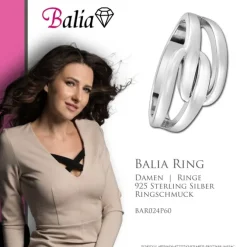 Balia Damen Ring Modern aus 925 Silber Gr.60 BAR024P60