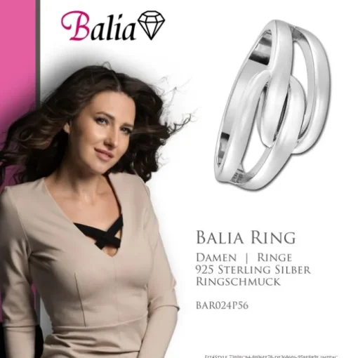 Balia Damen Ring Modern aus 925 Silber Gr.56 BAR024P56