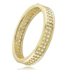 Balia Damen Ring Zirkonia zweireihig Gelbgold Gr.60 BGR021G60