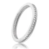Balia Damen Ring Zirkonia einreihig Weißgold Gr.58 BGR025W58