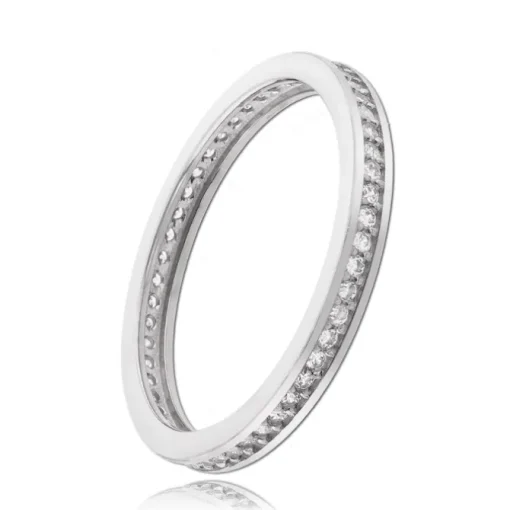 Balia Damen Ring Zirkonia einreihig Weißgold Gr.60 BGR025W60